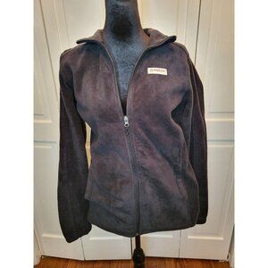 Women Magellan Outdoors Black Arctic Fleece Jacket M Zipper Gorpcore Winter Cozy